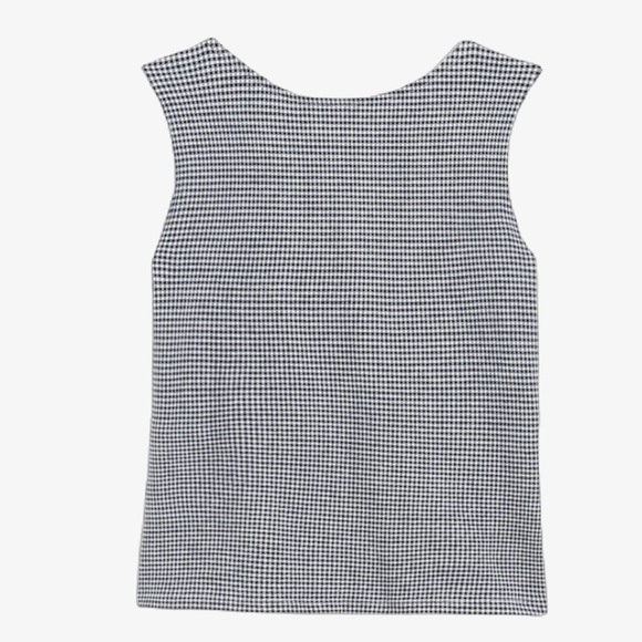 Madewell Black and White Checkered Tank Top - Picture 1 of 3